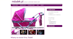 Desktop Screenshot of mdudek.pl