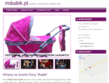 Tablet Screenshot of mdudek.pl